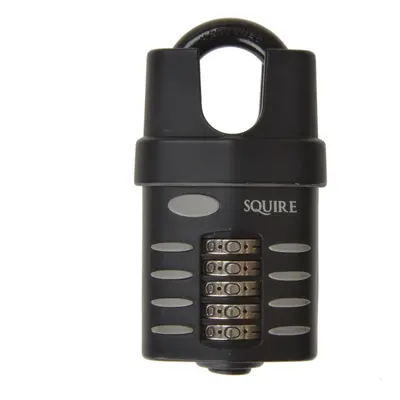 Squire CP60CS 60mm Push Button Combination Padlock Closed Shackle with Recoding Instructions