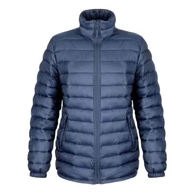 (L, Navy Blue) Result Ladies/Womens Ice Bird Padded Jacket (Water Repellent & Windproof)