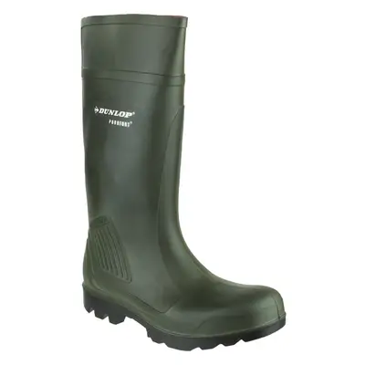 (11 UK, Green) Dunlop Adults Unisex Purofort Professional Wellies