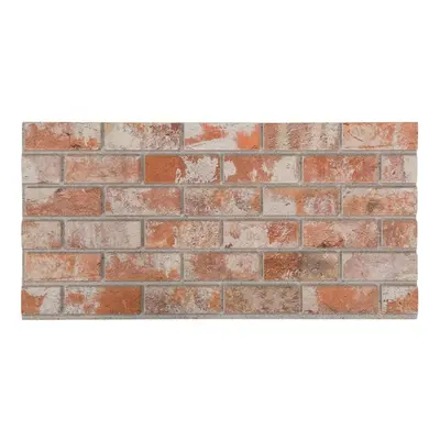 vidaXL 10x 3D Wall Panels with Red Brick Design EPS Wall Decor Cladding Tile