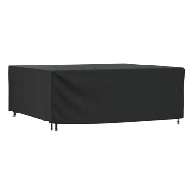 (250 x x cm) vidaXL Garden Furniture Cover Outdoor Furniture Table Cover Black 420D Oxford