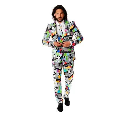 (M / (EU 52)) Mr. Technicolor Men's Costume Opposuits