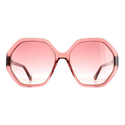 Chloe Sunglasses CH0008S Esther Pink Crystal Pink Brown Gradient