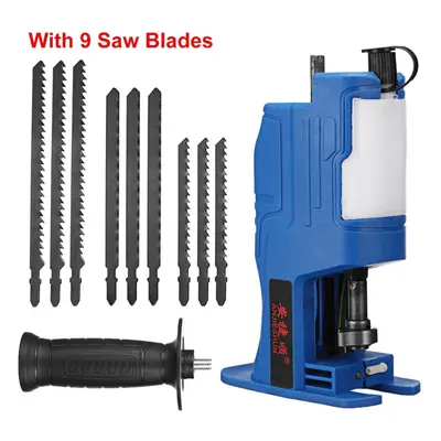 (With Saw blades) Reciprocating Saw Attachment for Electric Drill Wood Metal Cutting Tool