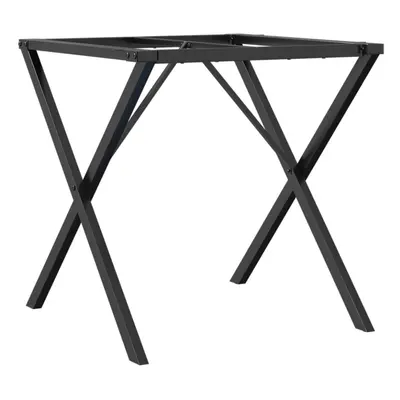 vidaXL Dining Table Legs X-Frame Desk Legs Metal Furniture Legs Cast Iron