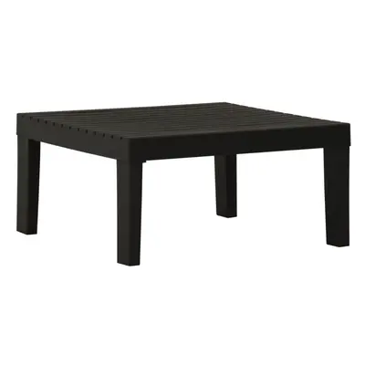 Garden Lounge Table Plastic Grey