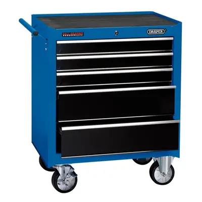 Roller Tool Cabinet, Drawer, 26"", Blue