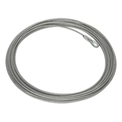 4.8mm x 15.2m Wire Rope Suitable For ys02806 ATV Quadbike Recovery Winch