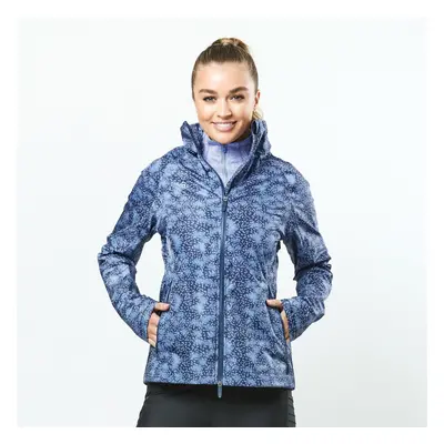 (Blueberry/Navy Print, Ladies X-Large) Dublin Cortina Printed Waterproof Jacket