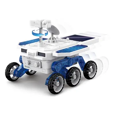 () DIY Solar Planet Rover STEM Assembly Four-wheel Drive Electric Science And Educational Model 