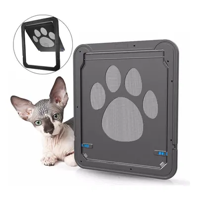 Dog Cat Pet Door Screen Window ABS Magnetic Auto Lock Flaps