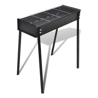 Black Steel Barbecue Stand | Charcoal BBQ x 28cm