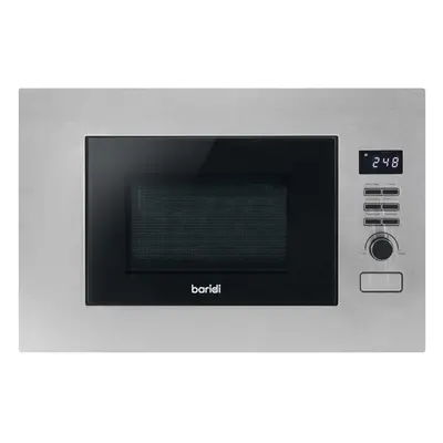 Baridi 20L Integrated Microwave Oven, 800W, Stainless Steel - DH196