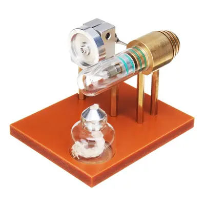 Hot Air Stirling Engine Model Science Toy Physical Principle Metal Model Toys