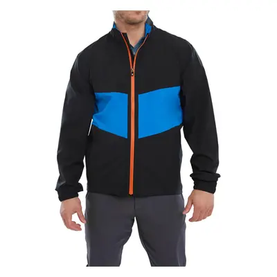 (XXL, Sapphire/Black/Orange) FootJoy Mens HydroLite Waterproof Aquaguard Breathable Golf Jacket