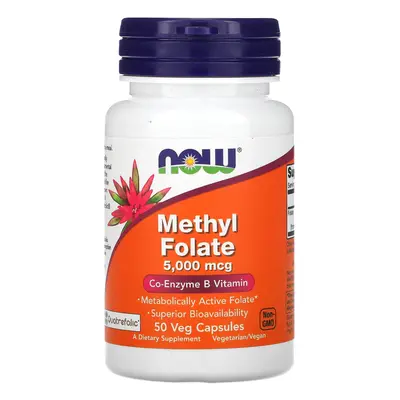 Now Foods, Methyl Folate, 5,000 mcg, Veg Capsules