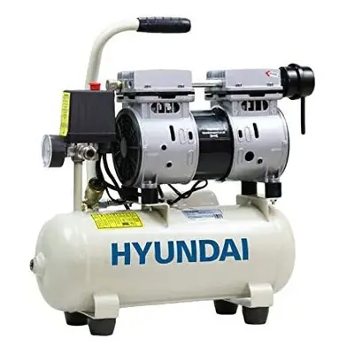 Hyundai Litre Air Compressor, 4CFM/118psi, Silenced, Oil Free, Direct Drive 0.75hp with Year War