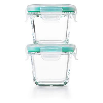 OXO Good Grips 4-Piece Smart Seal Leakproof Mini Glass Container Set