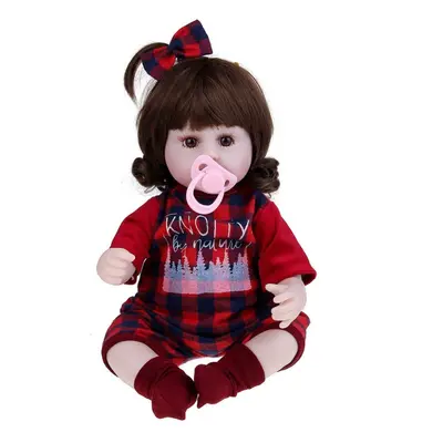 () 42CM Multi-optional Simulation Silicone Vinyl Lifelike Realistic Reborn Newborn Baby Doll Toy