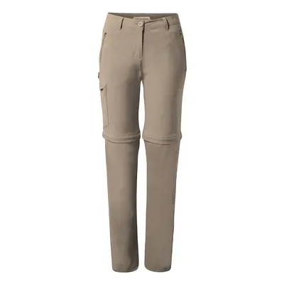 (20R UK, Mushroom) Craghoppers Womens/Ladies NosiLife Pro II Convertible Trousers