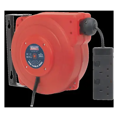 Cable Reel System Retractable 10m x 230V Socket