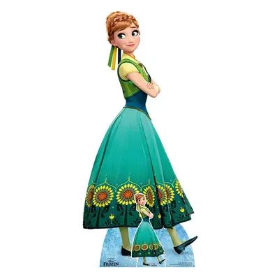 Anna (Disney Frozen Fever) Official Lifesize + Mini Cardboard Cutout