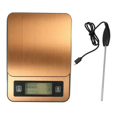 Timed Handmade Coffee Electronic Scale with Temperature Probe