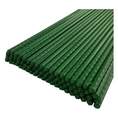 Set of Plastic Coated Metal Plant Support Sticks (140cm)