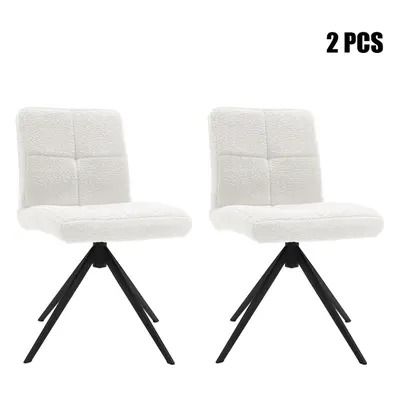 2Pcs Plush Dining Chairs