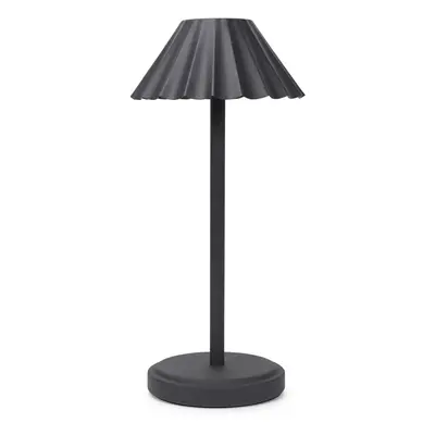 (Black) Avery Gold Rechargeable LED Portable Table Lamp