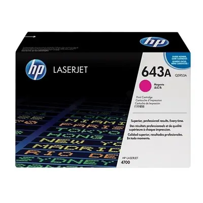 HP Q5953A (643A) Toner magenta, 10K pages @ 5% coverage