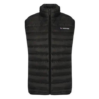 (S, Black) Lambretta Mens Padded Softshell Full Zip Jacket Coat Bodywarmer Gilet