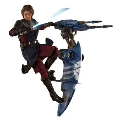 Figure Hot Toys TMS020 - Star Wars : The Clone Wars - Anakin Skywalker And Stap Standard Version