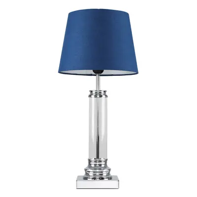 Knowles Silver Floor Lamp Touch On/Off