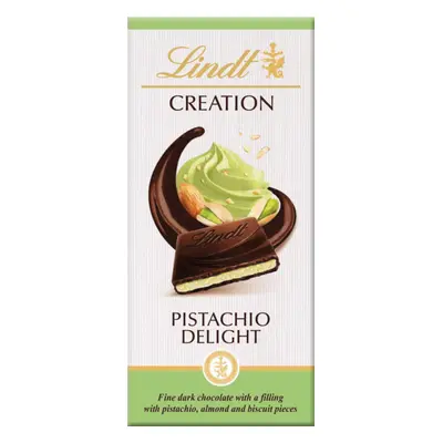 LINDT Creation Pistachio Delight Dark Chocolate Bar 150g (Pack of 14)