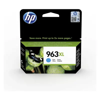 HP 3JA27AE 963XL High Yield Original Ink Cartridge, Cyan, Single Pack