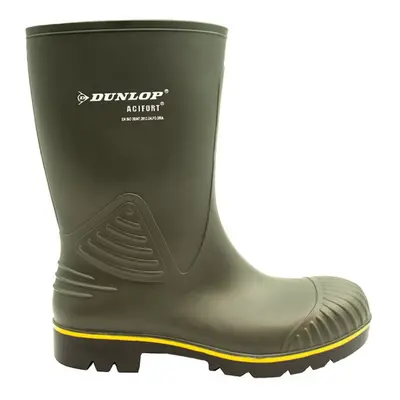 (9 UK, Green) Dunlop Unisex Adult Acifort Wellington Boots