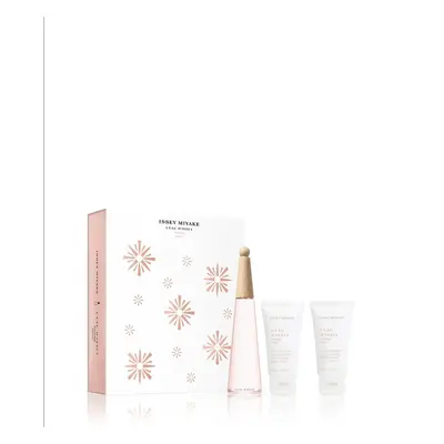 Issey Miyake L'eau D'issey Pivoine Gift Set 50ml EDT Spray + Body Lotion 50ml + Shower Cream 50m