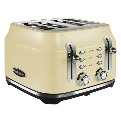 Rangemaster RMCL4S201CM Slice Toaster - Almond Cream