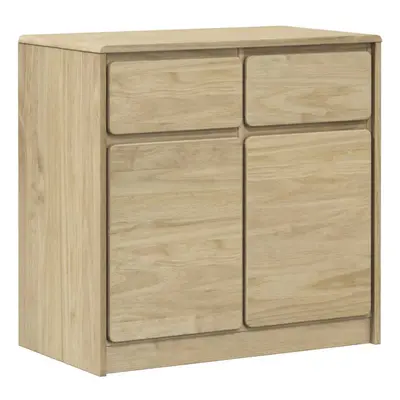 vidaXL Sideboard Storage Cupboard Highboard Side Cabinet Oak Solid Wood Pine