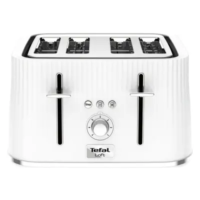 TEFAL Loft TT60140 4-Slice Toaster - Pure White, White