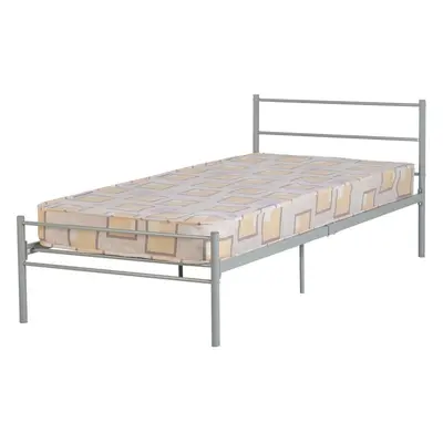 Seconique Orion Silver 3ft Single Metal Bed