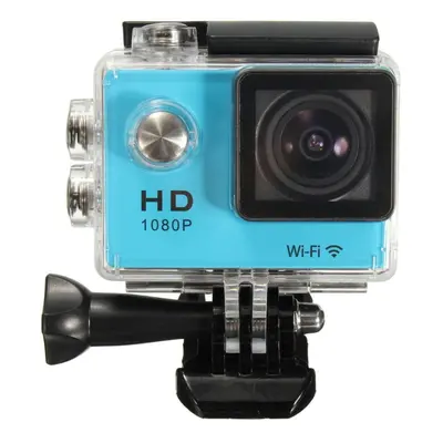 (LightBLue) WiFi 1080P W9C Waterproof HDMI Sports DV Car Action Sport Camera