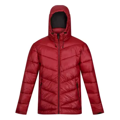 (S, Dark Red) Regatta Mens Toploft II Hooded Padded Jacket