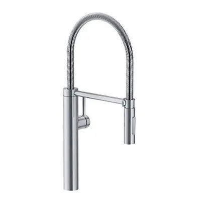 Franke Kitchen Sink tap with moovable spout Pescara Semi-Pro-Stainless Steel 115.0472.959, Chrom