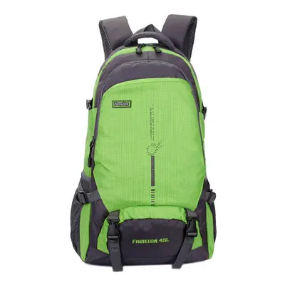 (Green) 45L Backpack Waterproof Nylon Shoulder Bag Leisure Camping Travel Climbing Bag