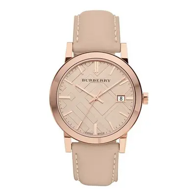 Burberry BU9014 Tan Dial Leather Strap Women's Watch