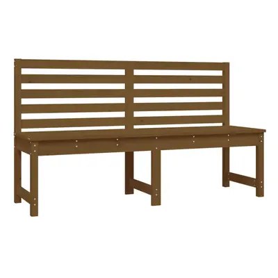 (honey brown pine, 157.5 x x 91.5 cm) vidaXL Garden Bench Outdoor Picnic Bench Camping Wooden Be