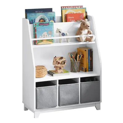 SoBuy KMB34-W, Children Kids Bookcase Book Shelf Toy Shelf Shelf Rack