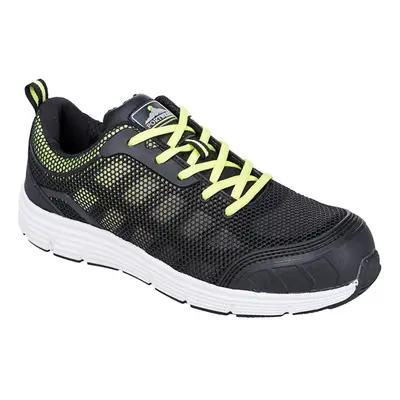 (Black/Green, UK 6.5) Portwest Steelite Tove Safety Trainer